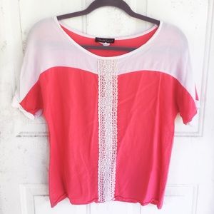 Short Sleeve Light Pink Blouse